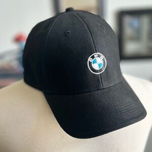 BMW Black Baseball Cap with Blue & White Roundel